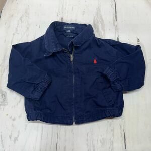 Polo Ralph Lauren Toddler Boy Navy Chino Jacket 3-12 M Preppy Classic